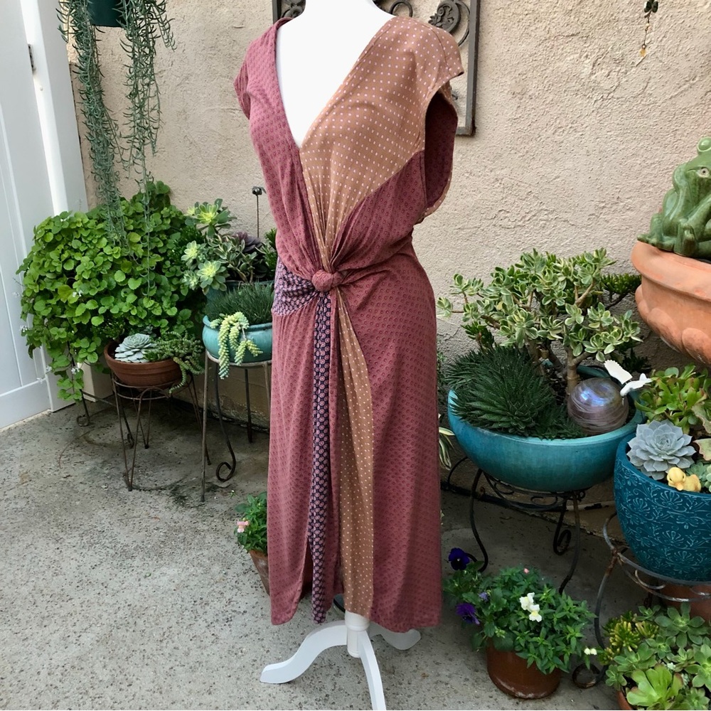 Free People New Romantics BOHO Saville Row Cottagecore Midi Dress Size 2 - Picture 8 of 16